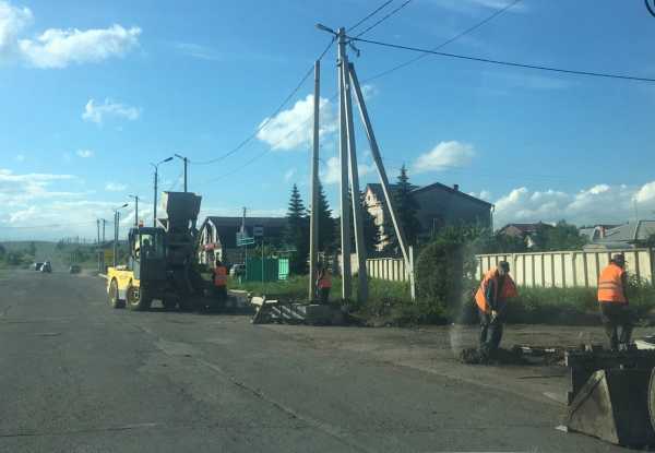 В Черногорске продолжается ремонт городских дорог