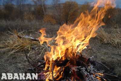 Особый противопожарный режим в Хакасии продлен до 25 мая